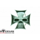 Skull and Cross Belt Buckle